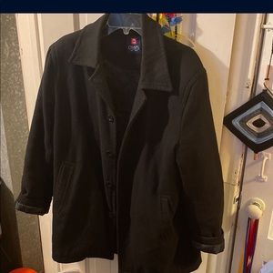 Wool coat chaps Large Black